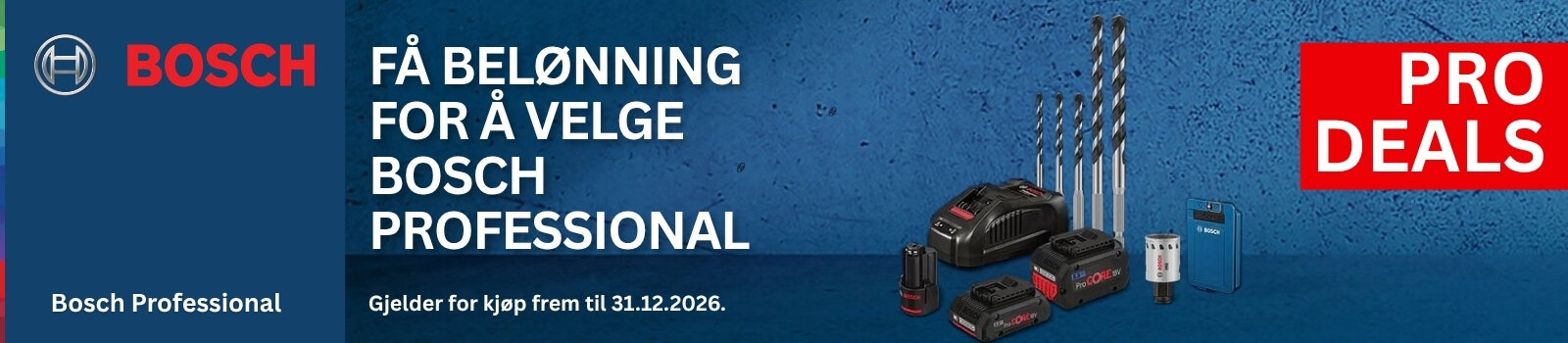 Bosch Professional PRO Deals akcijos