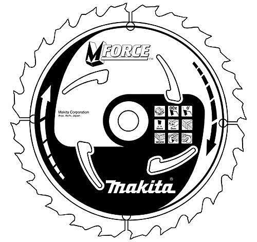Sagblad for tre Makita MFORCE; 165x2x20,0 mm; Z16; 15°
