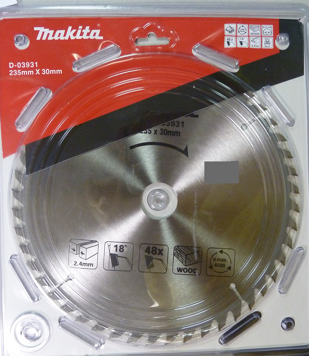 Sagblad for tre Makita; 235x2,4x30,0 mm; Z48; 18°