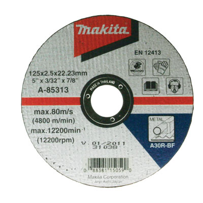 Abrasiv kappeskive Makita; 125 mm for metall