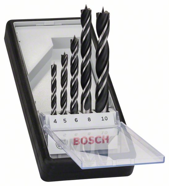 Borsett for tre Bosch; 4-10 mm; 5 stk