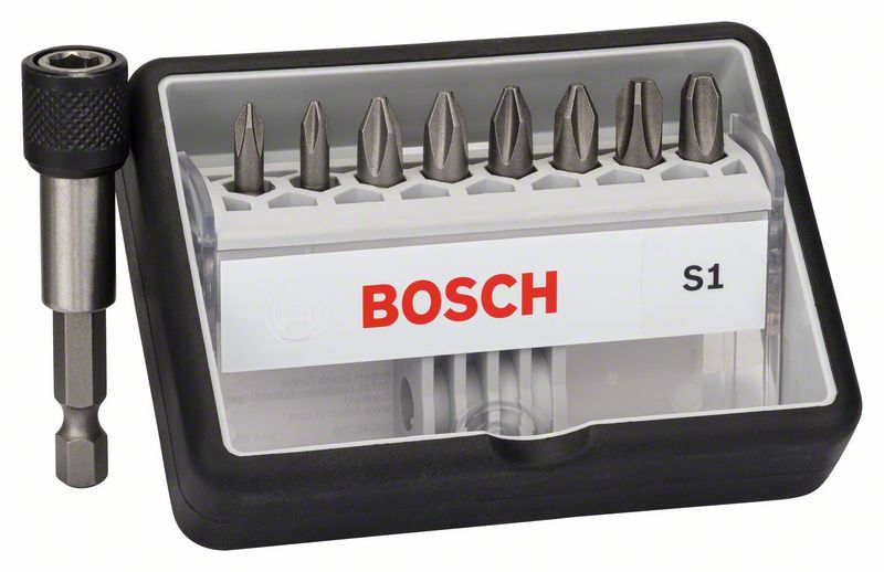 Bitssett Extra Hard; PH; 8 stk. + holder