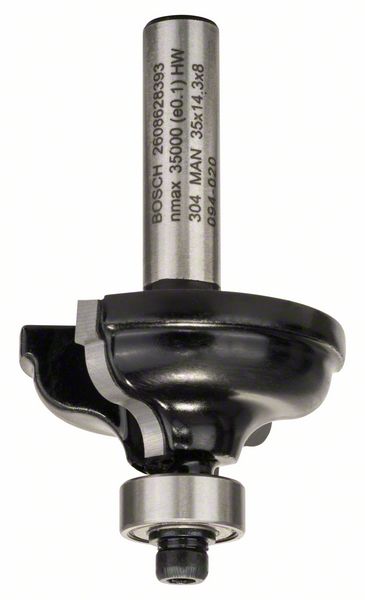 Kant- og hjørnefres Bosch 4,8/14,3/57 mm med kulelager