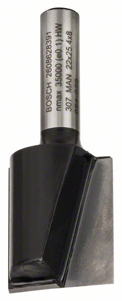 Rett notfres Bosch; 22 mm; 25/56 mm