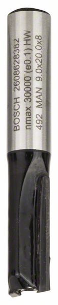 Rett notfres Bosch; 9 mm; 20/51 mm