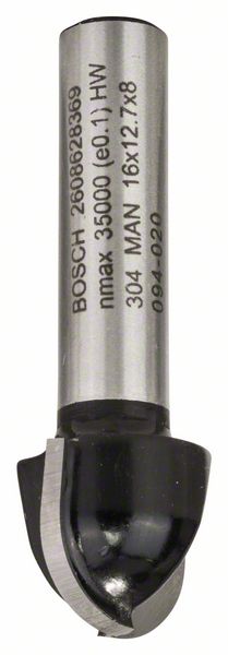 Avrundingsfreser Bosch 8/12,7/45 mm