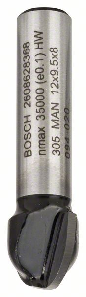 Avrundingsfreser Bosch 6/9,5/40 mm