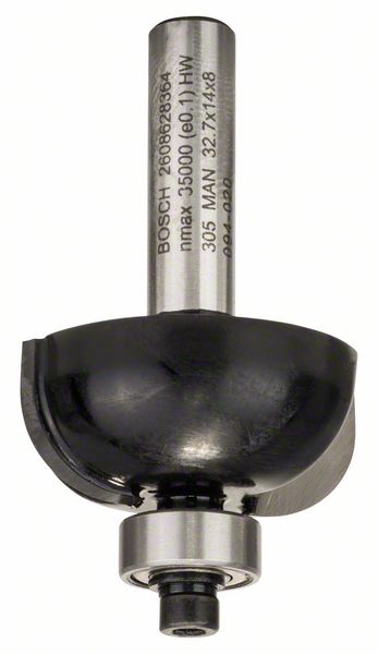 Avrundingsfreser Bosch 10/14/55 mm med kulelager