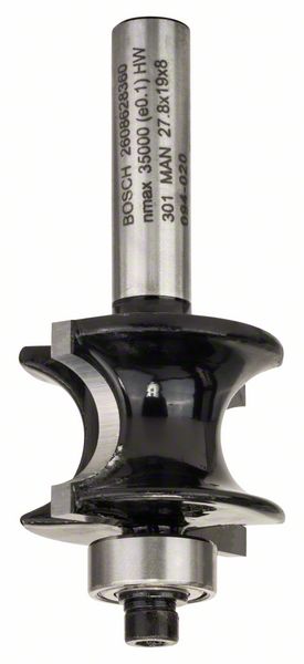 Kopierfres Bosch 6/19/63 mm med kulelager