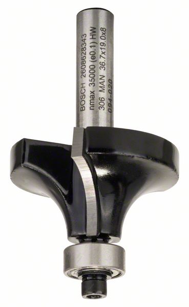 Avrundingsfres Bosch 12/19/60 mm med kulelager
