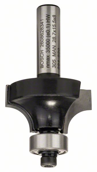Avrundingsfres Bosch 8/15,5/53 mm med kulelager