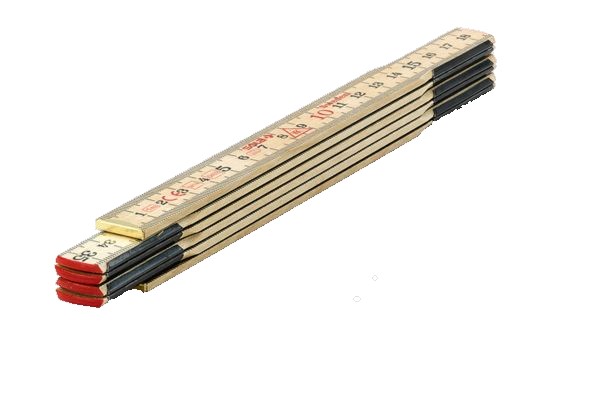 Tre sammenleggbar linjal Sola H 1/6; 1 m