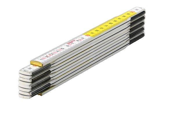 Tre sammenleggbar linjal Sola HF 2/10; 2 m