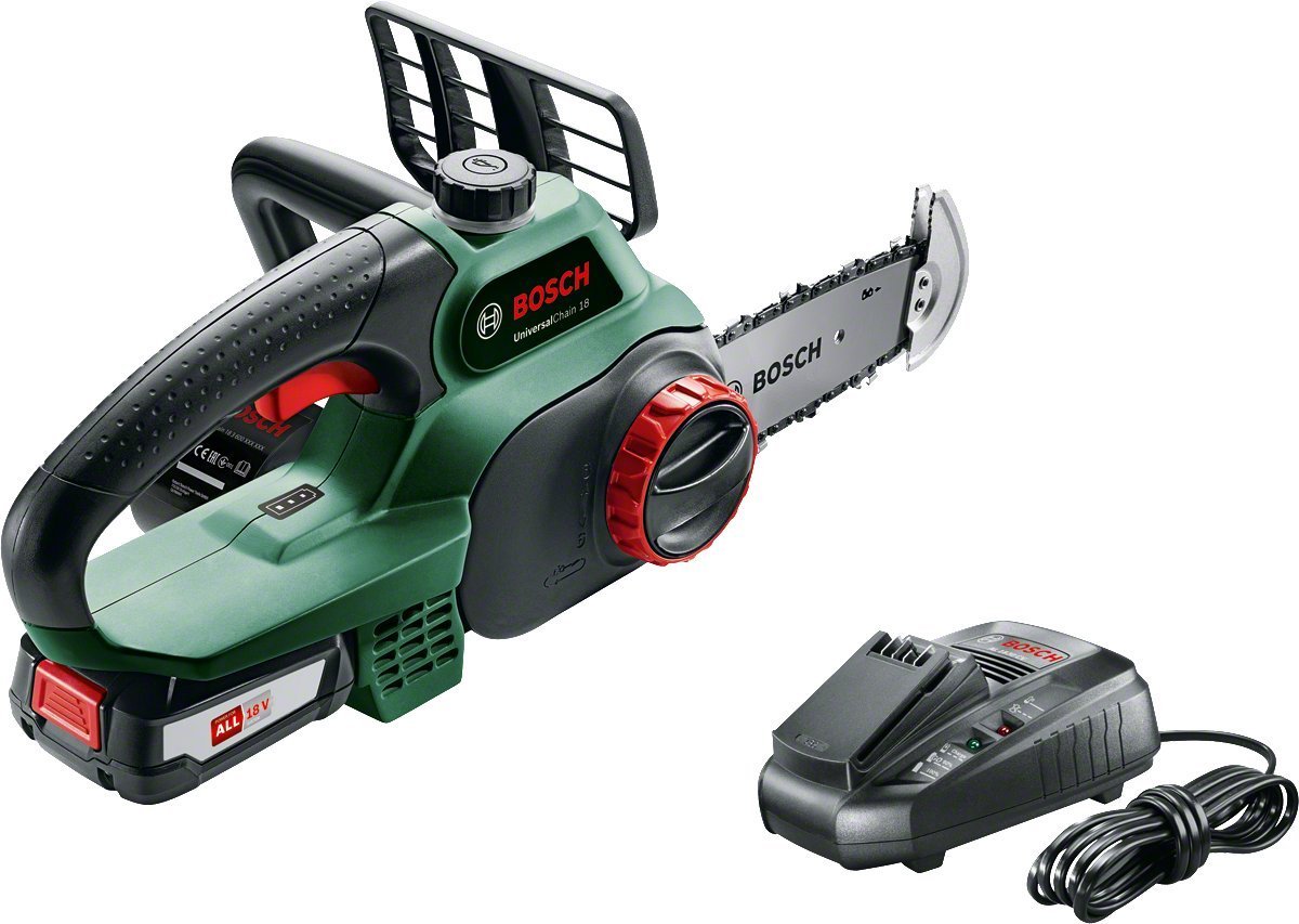 Motorsag Bosch Universal Chain; 18 V; 1x2,5 Ah batteri.; 20 cm sverd