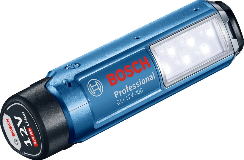 Batteridrevet arbeidslampe Bosch GLI 12V-300 (uten batteri og lader)