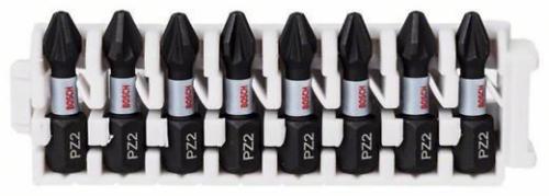 Bitssett til skrutrekker Bosch Impact Control PZ2/L25; 8 stk