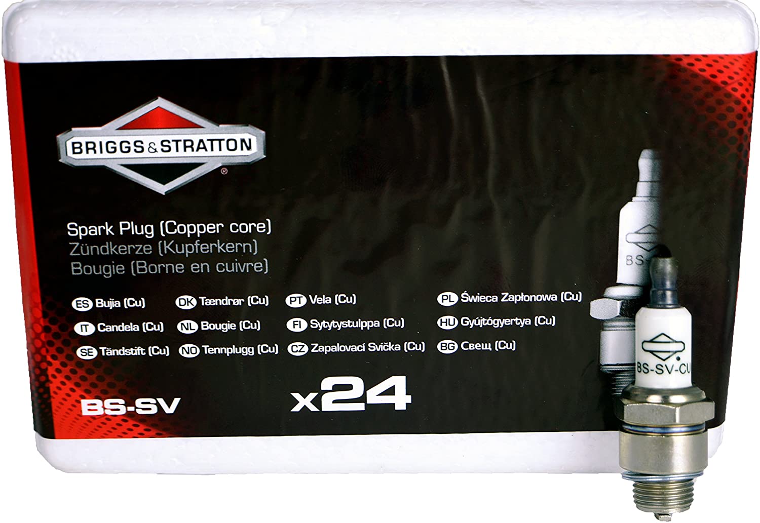 Tennplugg for gressklippere Briggs&Stratton SV; 24 stk