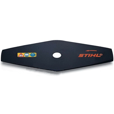2 tannet metall kniv for ryddesag Stihl; 230x25,4 mm; Z2