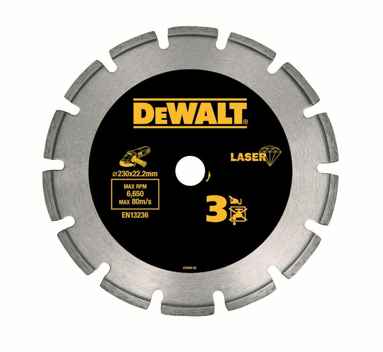 Diamantkappeskive DeWalt DT3763-XJ; 230 mm