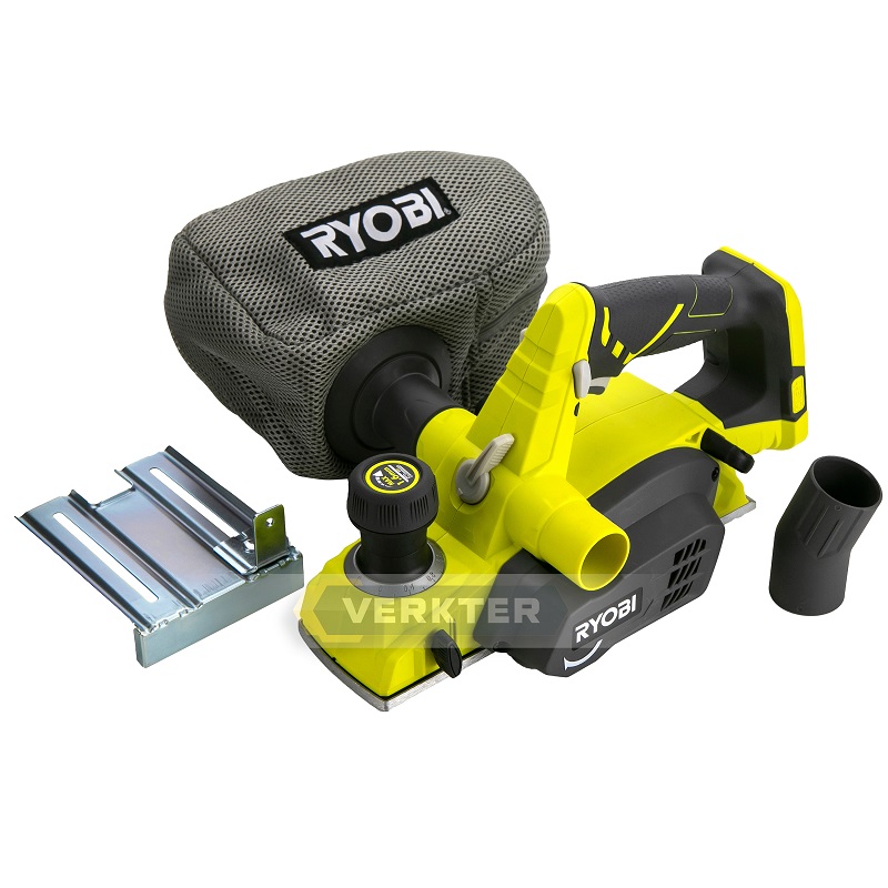 Batteridrevet høvel Ryobi R18PL-0; 18 V (uten batteri og lader)