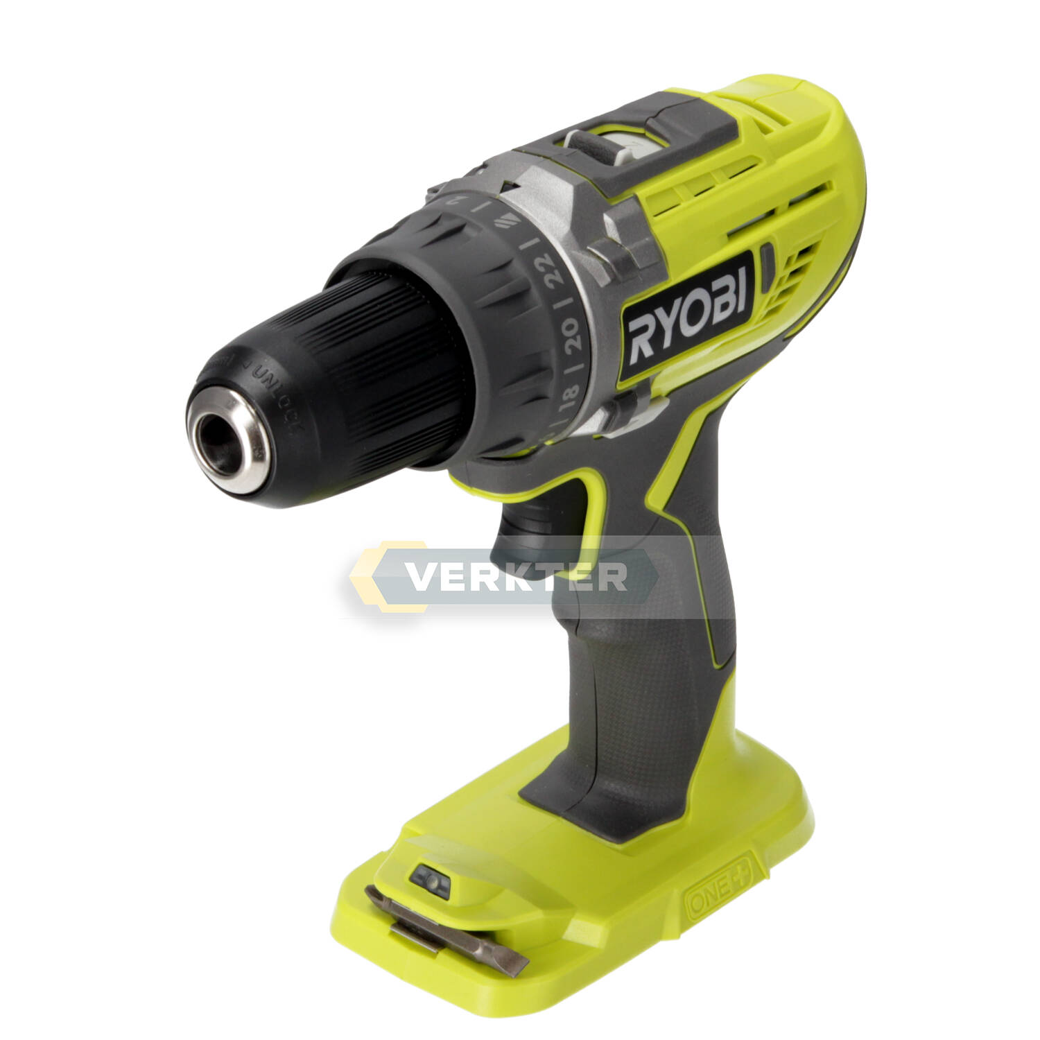 Skrutrekker/bor Ryobi R18DD3-0; 18 V (uten batteri og lader)