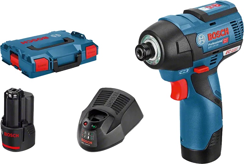 Slagskrutrekker Bosch GDR 12V-110; 12 V; 2x3,0 Ah batt.