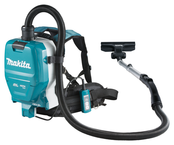 Batteridrevet støvsuger Makita DVC261ZX11; 2x18 V (uten batteri og lader)