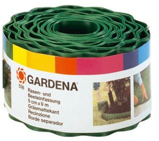 Vedleggstape Gardena 536-20; 9cm/9 m; grønn