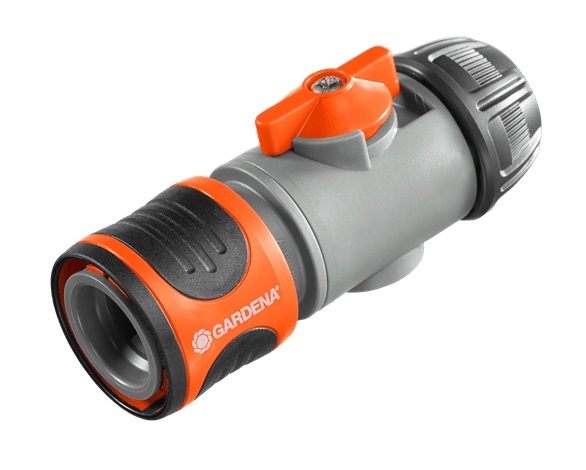 Adapter for slange Gardena 2942-20; 13 mm; med ventil