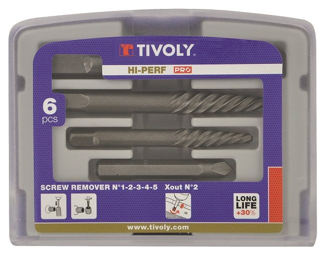 Boltavtrekkere Tivoly Hi-Perf Pro; 6 stk