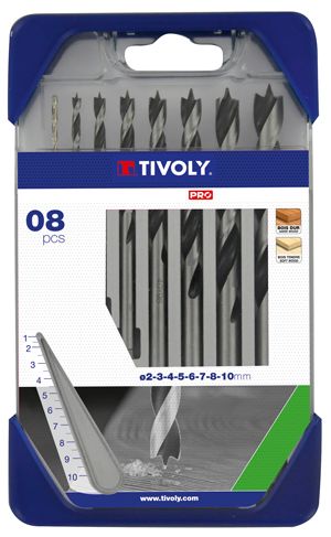 Borsett for tre Tivoly Clipster PRO; 2-10 mm; 8 stk