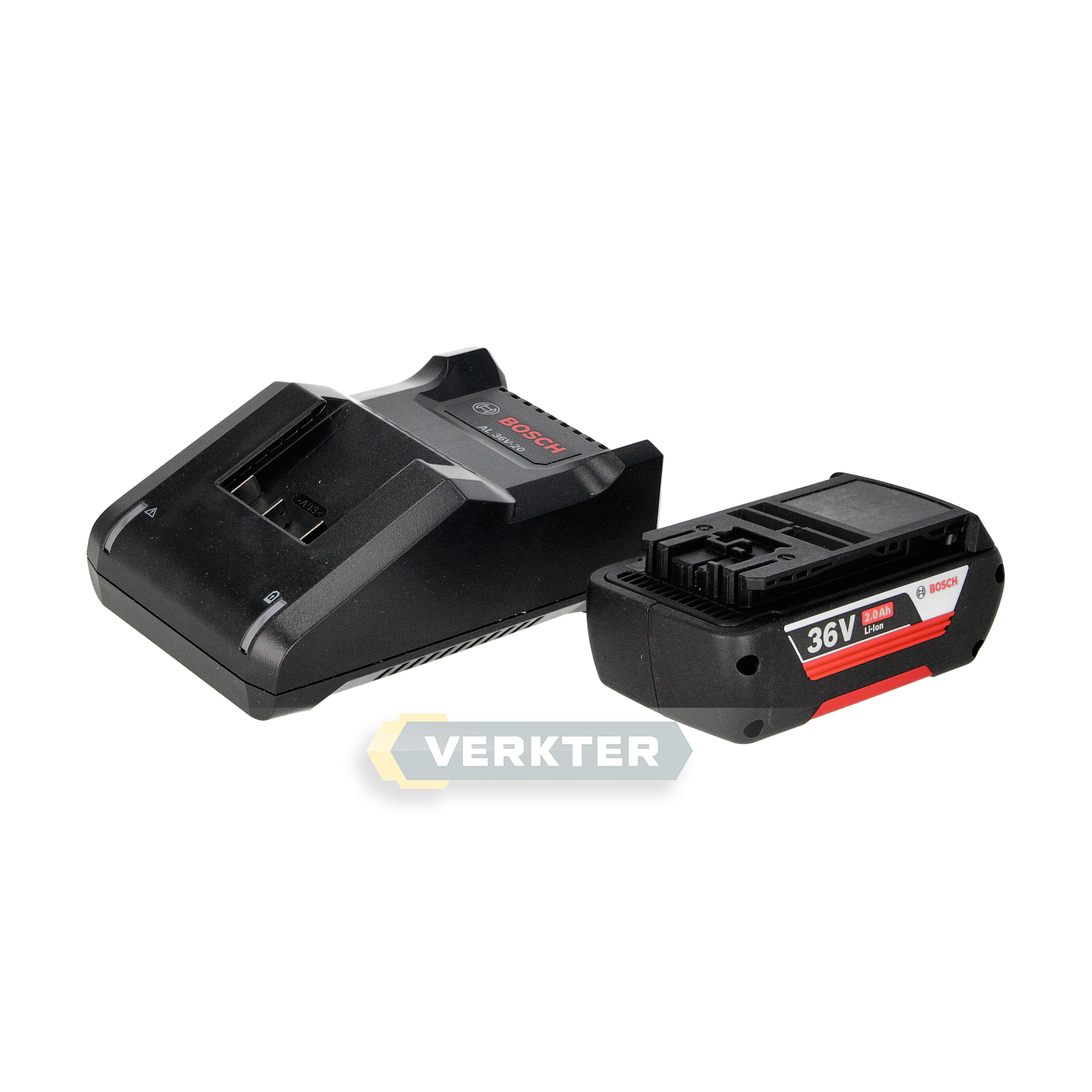 Batteri Bosch 36 V; 2,0 Ah; Li-ion + lader