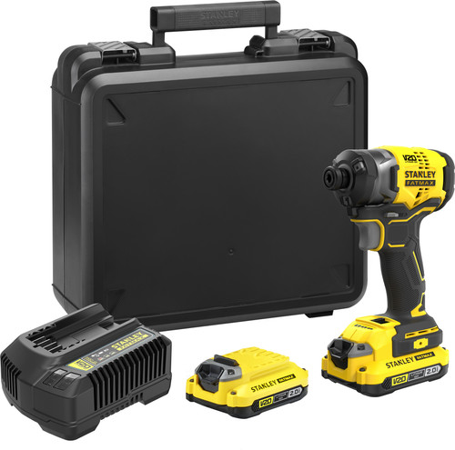 Slagskrutrekker Stanley SFMCF820D2K-QW; 18 V; 2x2,0 Ah batt.