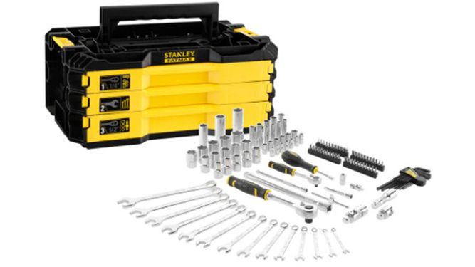 Verktøysett Stanley FatMax L-STAK; 126 stk