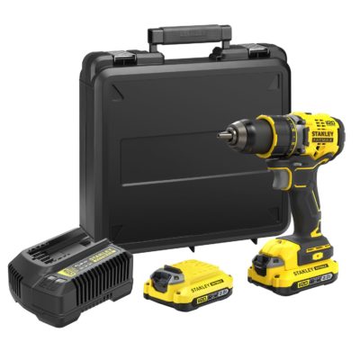Slagskrutrekker / bor Stanley SFMCD715C2K-QW; 18 V; 2x1,5 Ah batt.