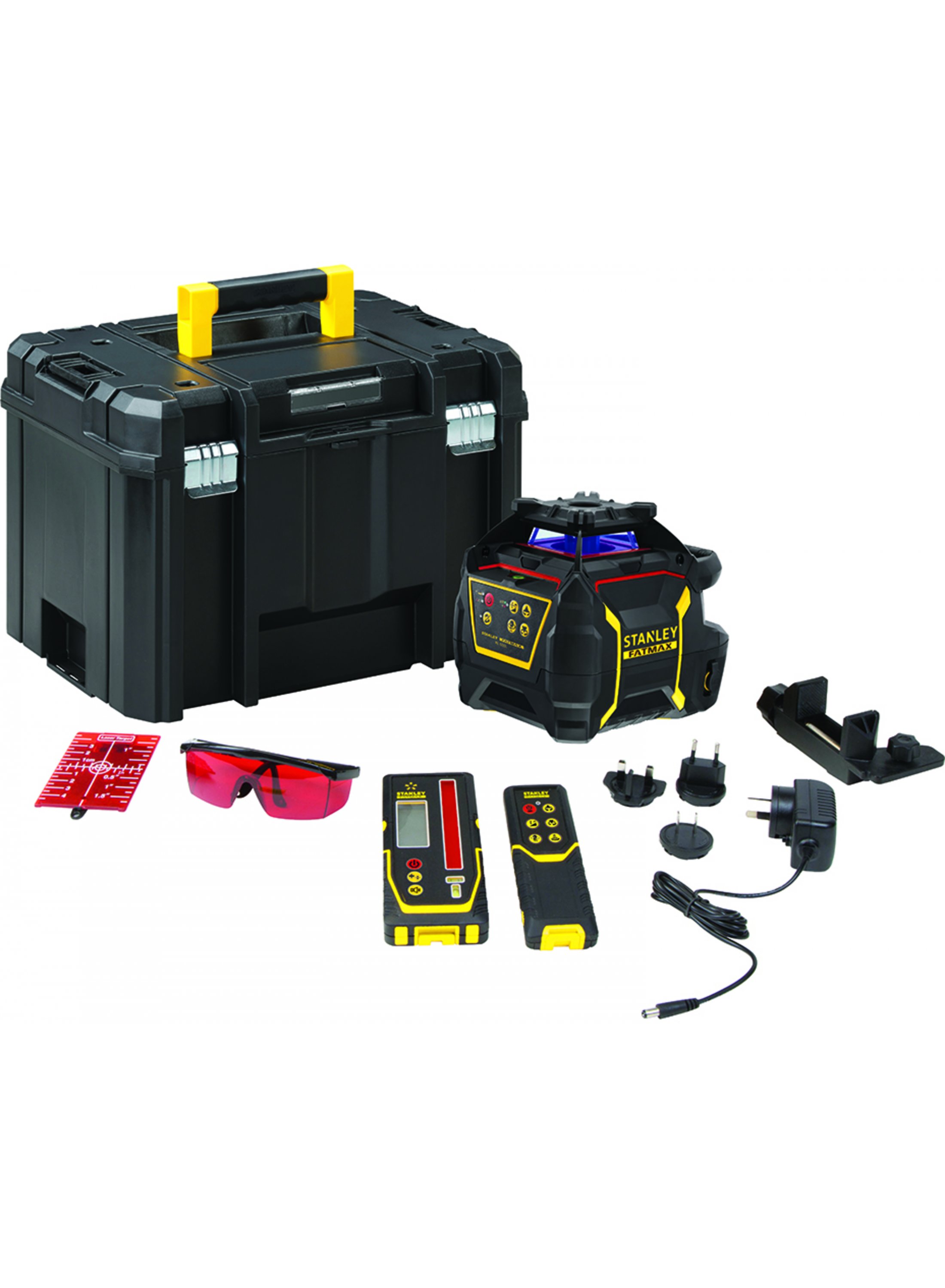 Rotasjonslaser Stanley FatMax RL600L Red + tilbehør