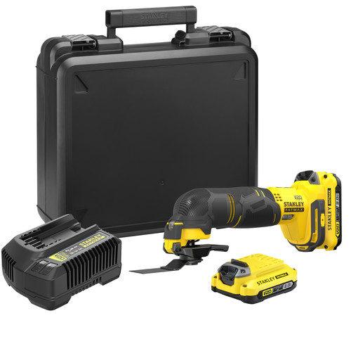 Flerfunksjonsverktøy Stanley SFMCE500D2K-QW; 18 V; 2x2,0 Ah batt.