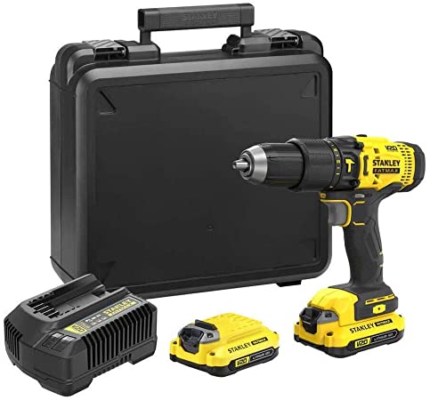 Slagskrutrekker / bor Stanley SFMCD711C2K-QW; 18 V; 2x1,5 Ah batt.