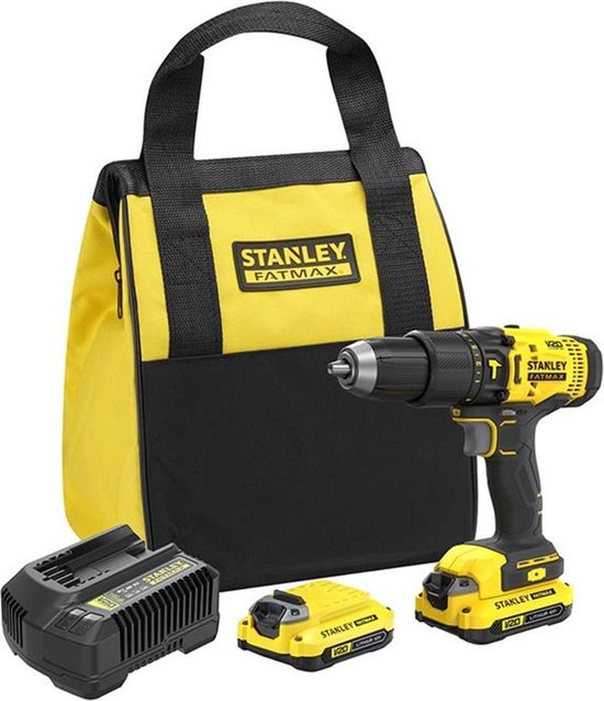 Slagskrutrekker / bor Stanley SFMCD711C2S-QW; 18 V; 2x1,5 Ah batt.
