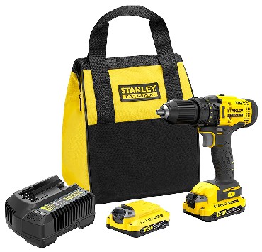 Skrutrekker/bor Stanley SFMCD700C2S-QW; 18 V; 2x1,5 Ah batt.