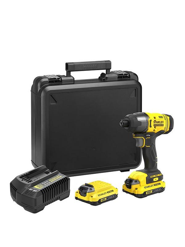 Slagskrutrekker Stanley SFMCF800C2K-QW; 18 V; 2x1,5 Ah batt.