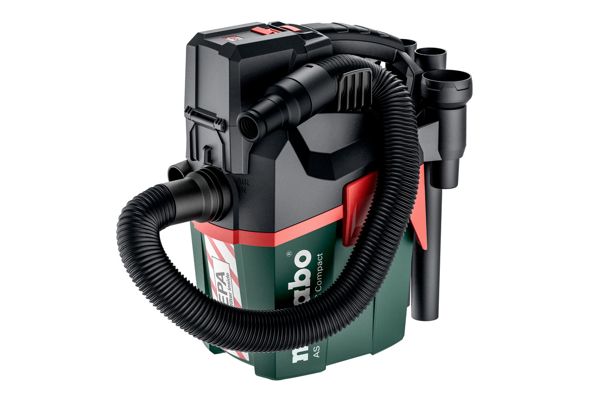Batteridrevet støvsuger Metabo AS 18 HEPA PC COMPACT; 18 V (uten batteri og lader)