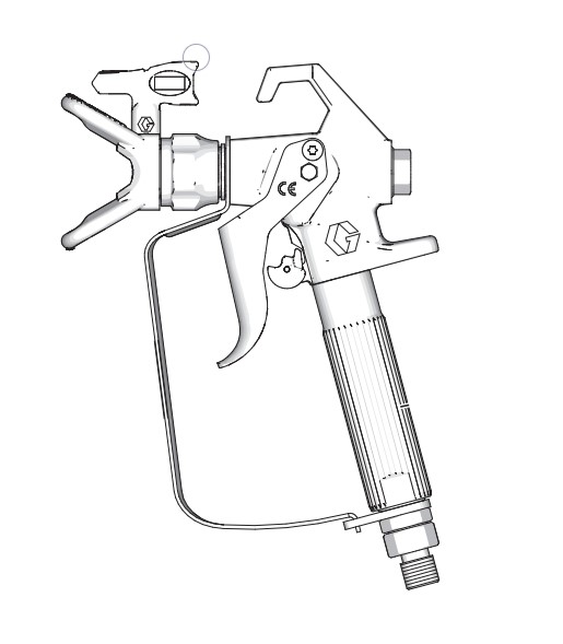 Pistol til lakksprøyte Graco FTx-E RAC X 210
