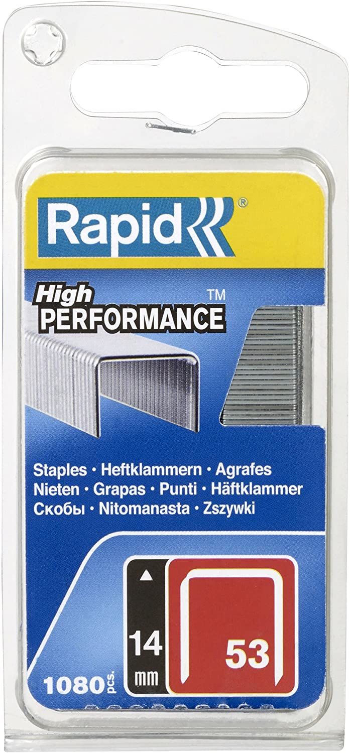 Stifter Rapid 40109506; 14 mm; 1080 stk; type 53; galvanisert