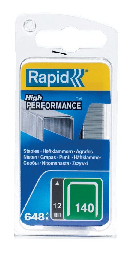 Stifter Rapid Flatwire; 12 mm; 650 stk; type 140; galvanisert