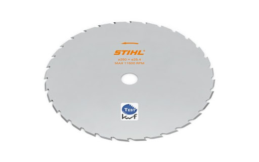 Sagblad Stihl GrassCut; 250x25,4 mm; Z32