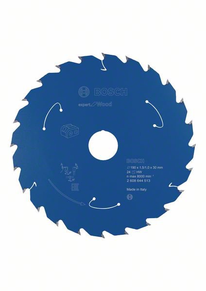 Sagblad for tre Bosch Expert for Wood 2608644513; 190 mm