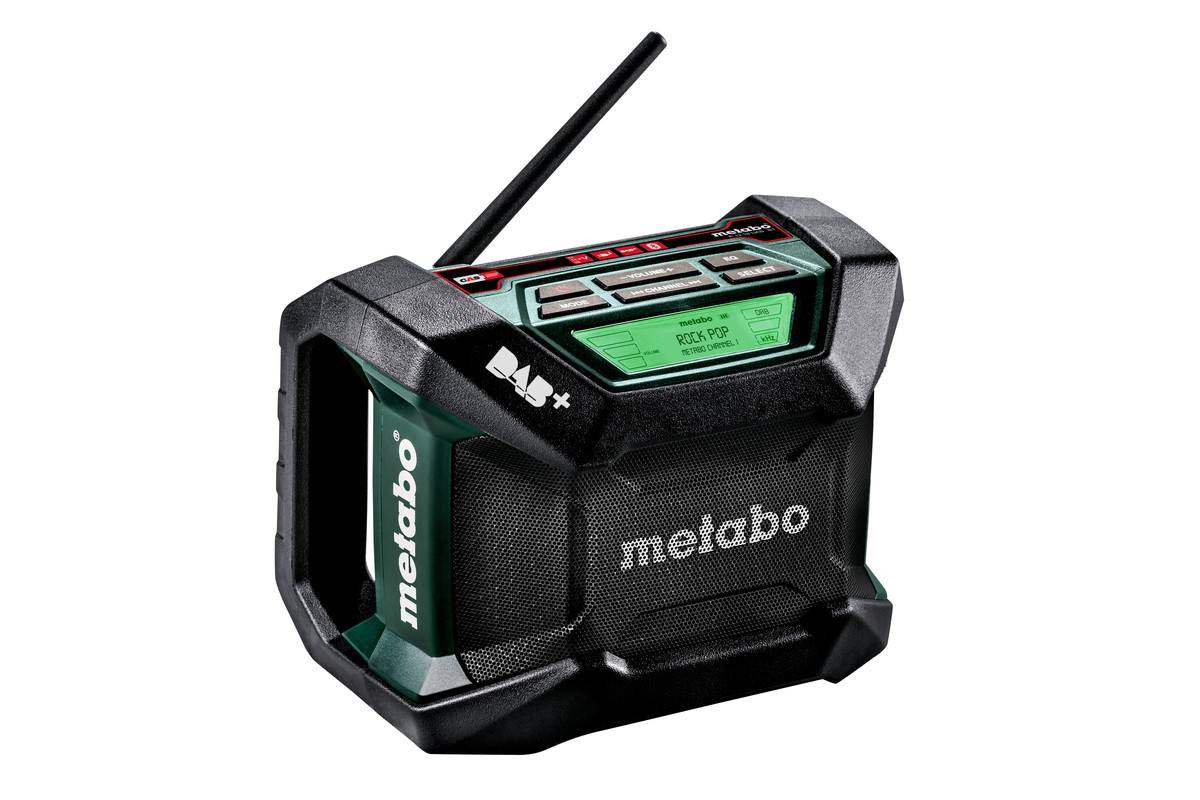 Radio Metabo R 12-18 DAB+ BT; 12-18 V; (uten batteri og lader)