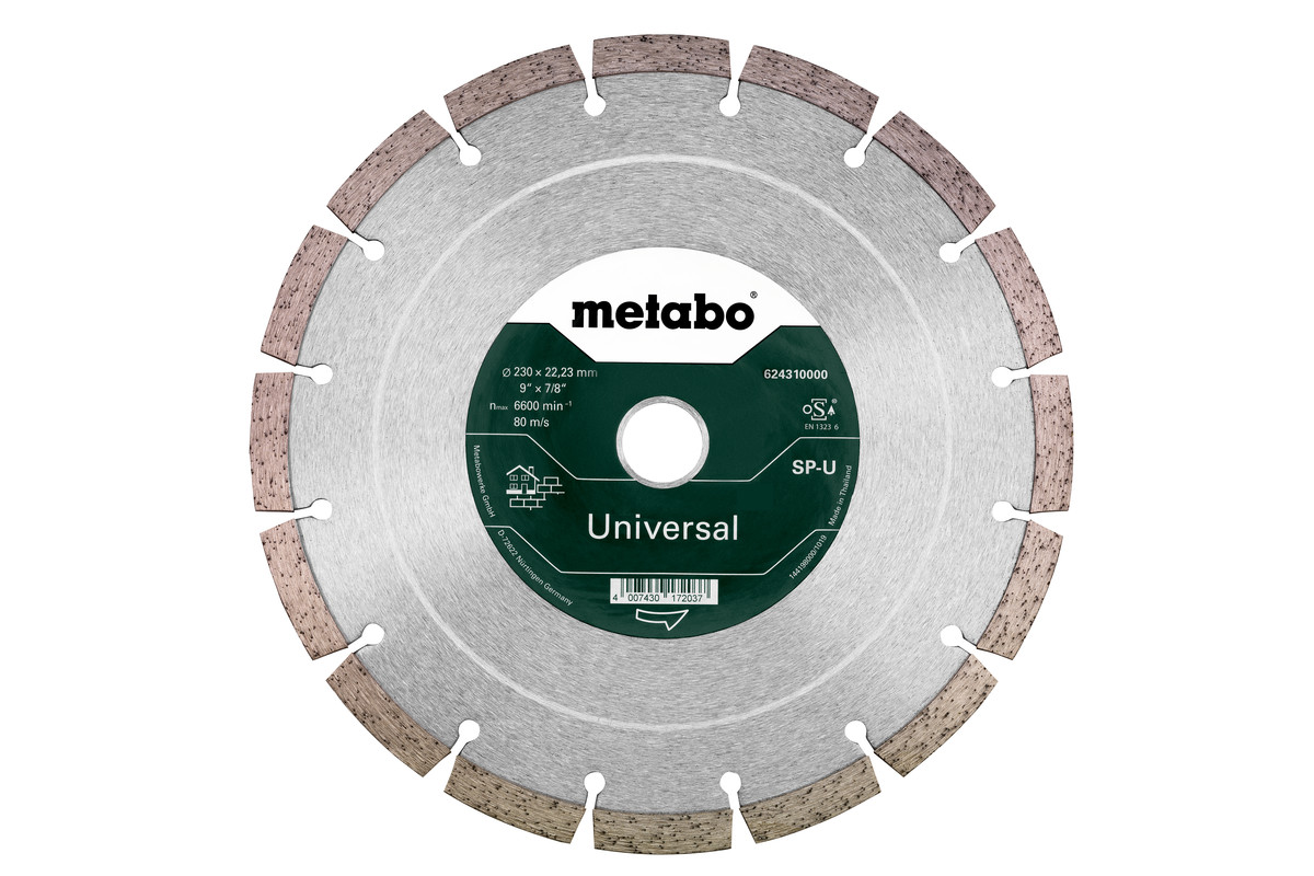 Diamantkappeskive Metabo UNIVERSAL SP-U; 230x22,23 mm