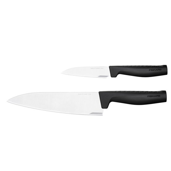 Knivsett Fiskars Hard Edge; 2 stk